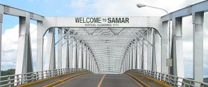 The San Juanico Bridge, connecting Leyte to Samar